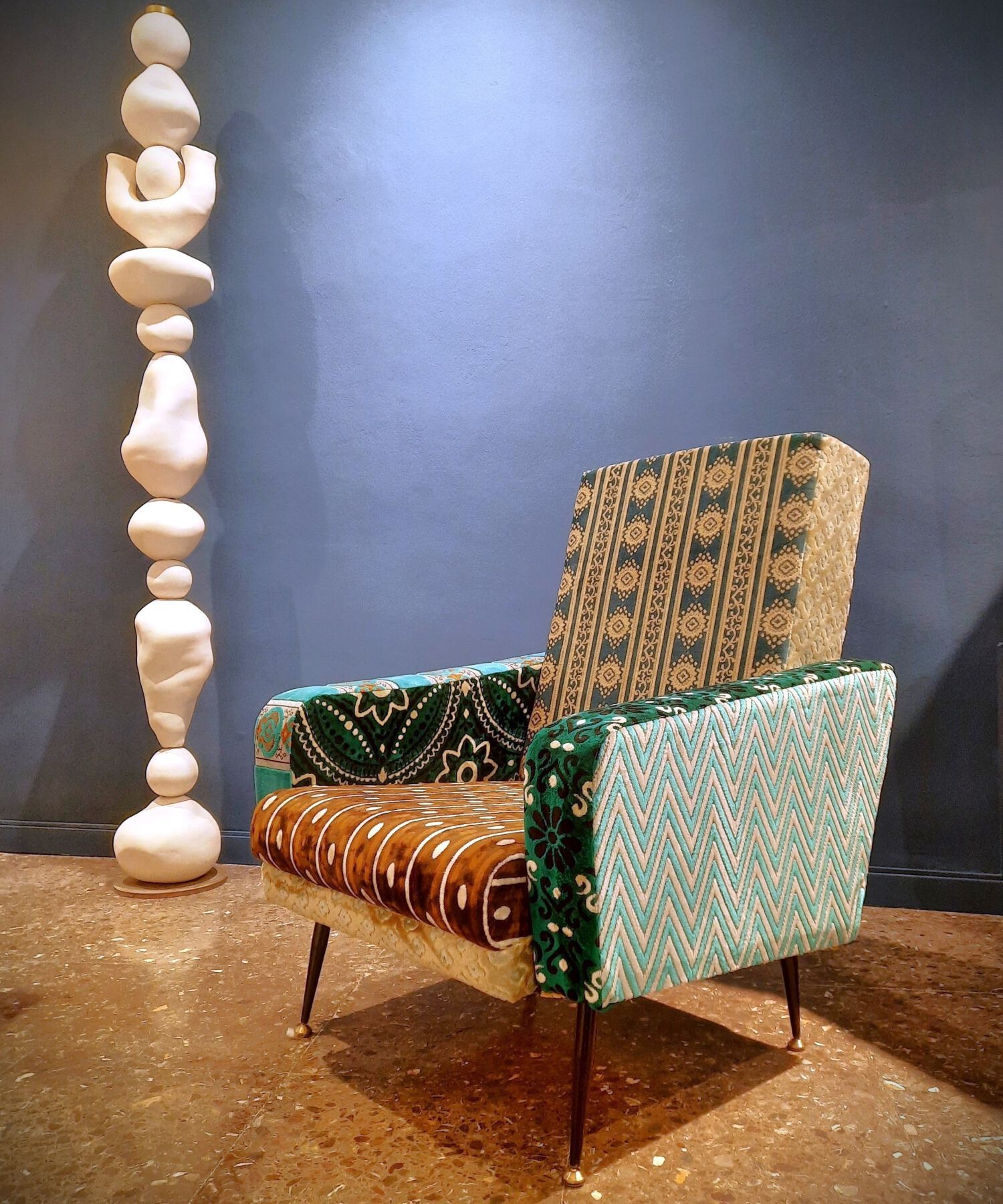 Бархатное кресло ICI ET LÀ мягкие сиденья ARCH-00075342 - Вид №3