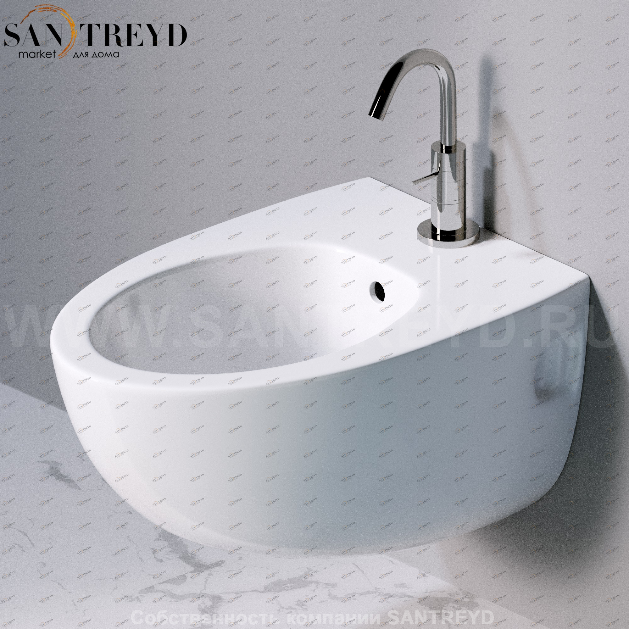 S512.100 Биде подвесное OVAL A. e T. Italia AeT ITALIA S512100