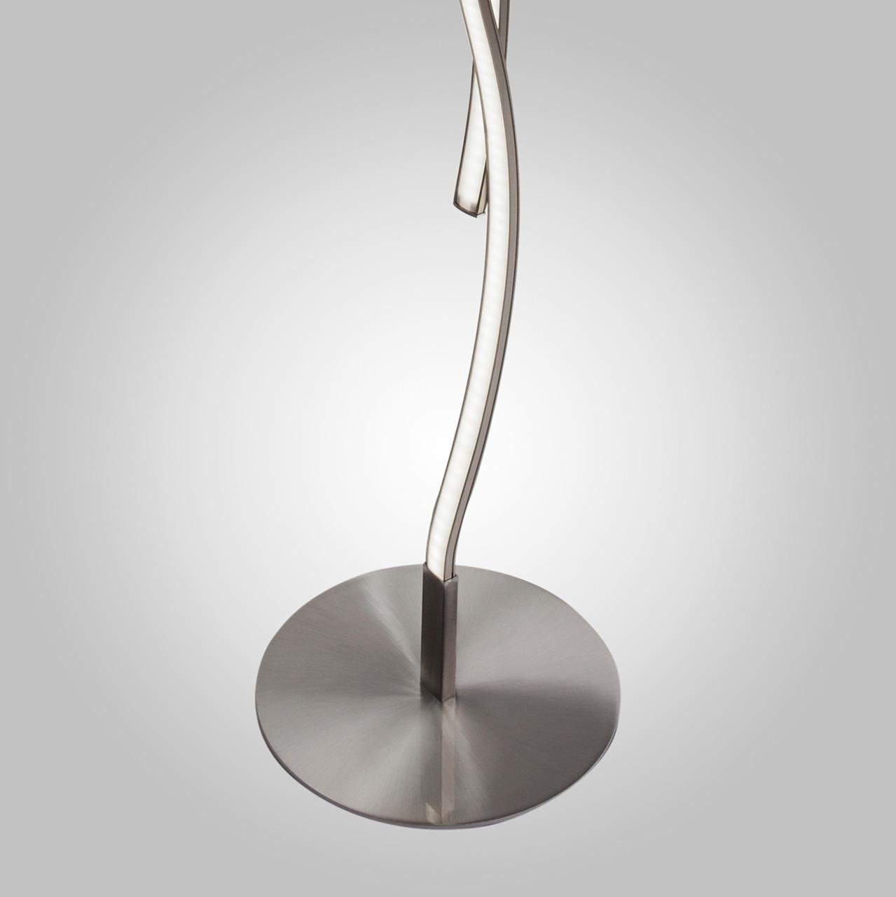 Торшер Eurosvet Hi-tech 80404/2 сатин-никель EUROSVET  180729 Белый;хром  - Вид №2