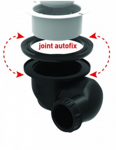 577800 000 00  Водоотводящий желоб для душевого поддона Д. 90 мм, круглая крышка из АБС-пластика, разнонаправленный выход, NC, хромирование Valentin Хром  - Вид №5