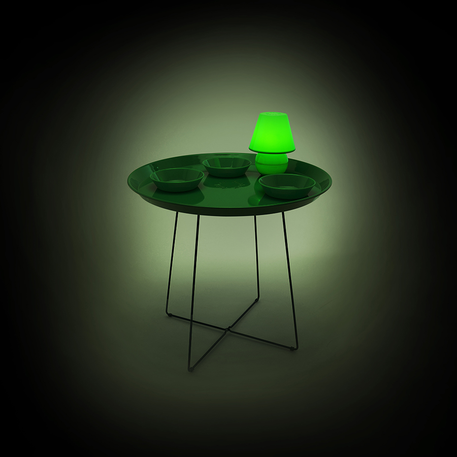 Поднос с лампой Snacklight, зеленый Fatboy 100556 - Вид №1