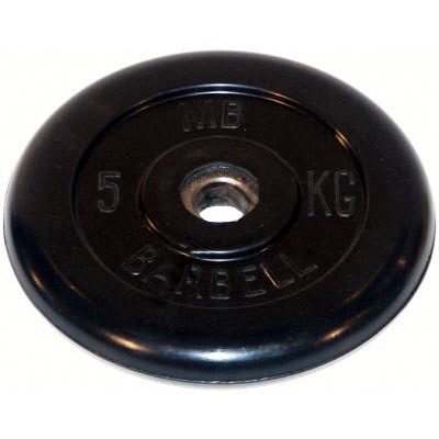 MB26-5 Диск обрезиненый черный mb barbell mb26-5 MB Barbell 