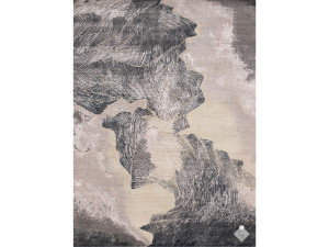 Прямоугольный ковер из бамбукового шелка и шерсти