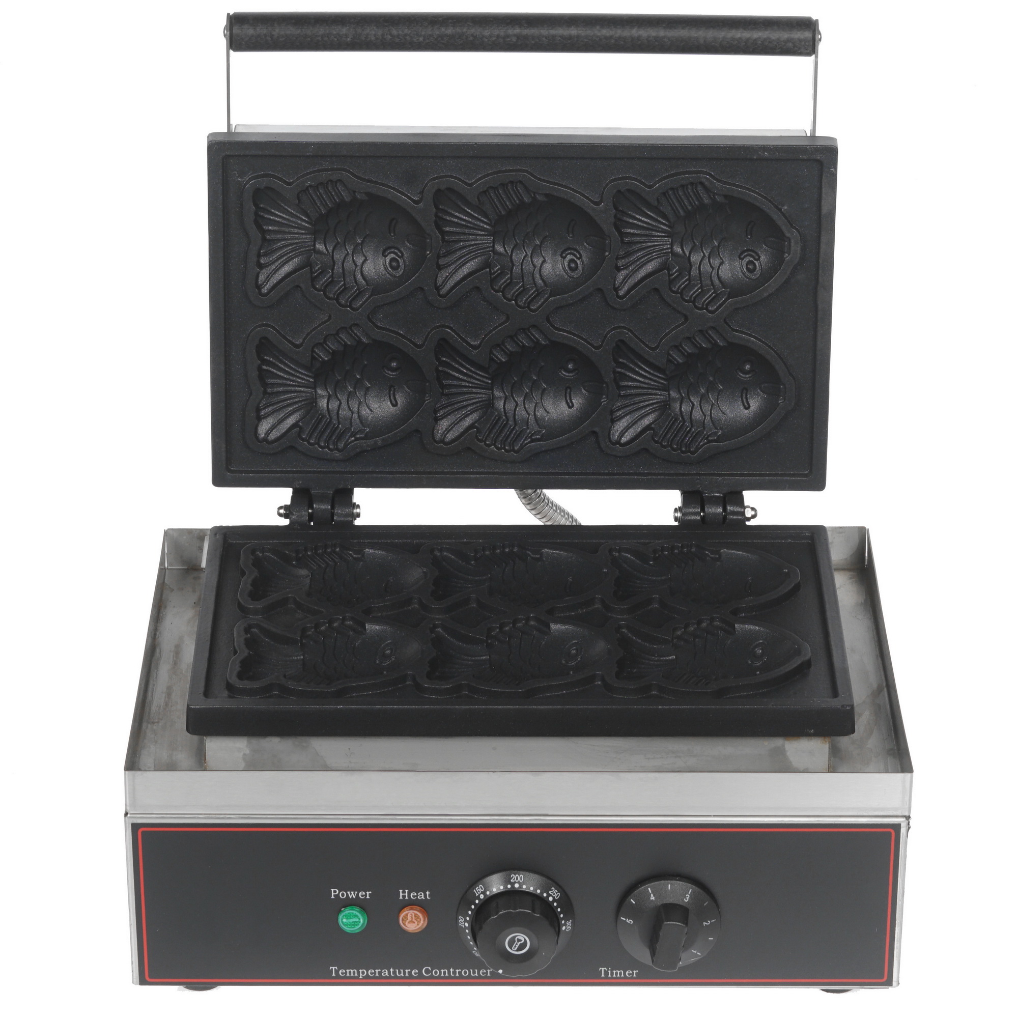 8107544 Вафельница GASTRORAG FC-6 серебристый STDN-0079108 - Вид №1