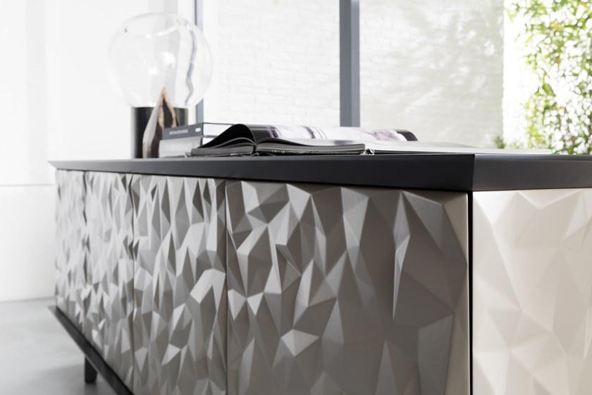 Ozzio Italia Буфет лакированный с распашными дверцами  X305  - Вид №3