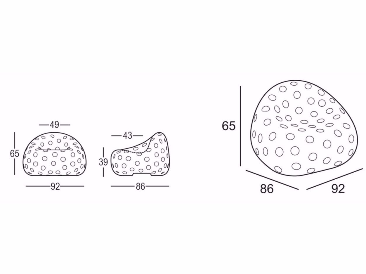 Кресло из полиэтилена PLUST Airball ARCH-00118396 - Вид №9