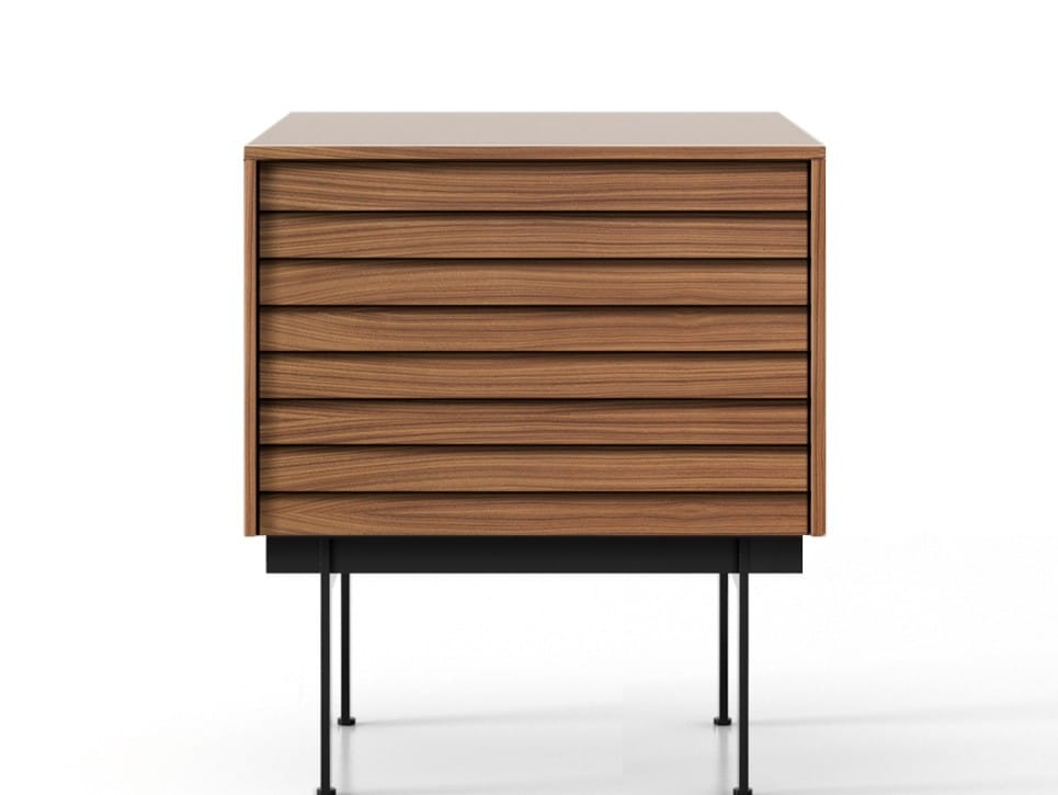 Деревянная прямоугольная тумбочка с ящиками Punt Sussex ARCH-00007156 - Вид №4