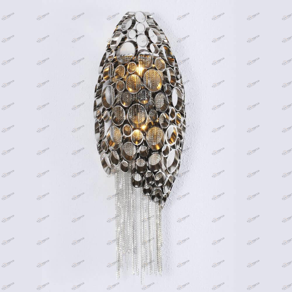 Настенный светильник Crystal Lux Fashion AP2 CRYSTAL LUX FASHION 00-3890891 Хром