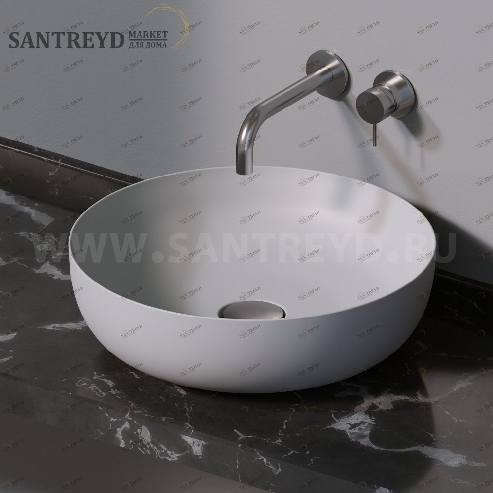 L615117 Накладная раковина на столешницу  круглая A. e T. Italia ELITE AeT ITALIA