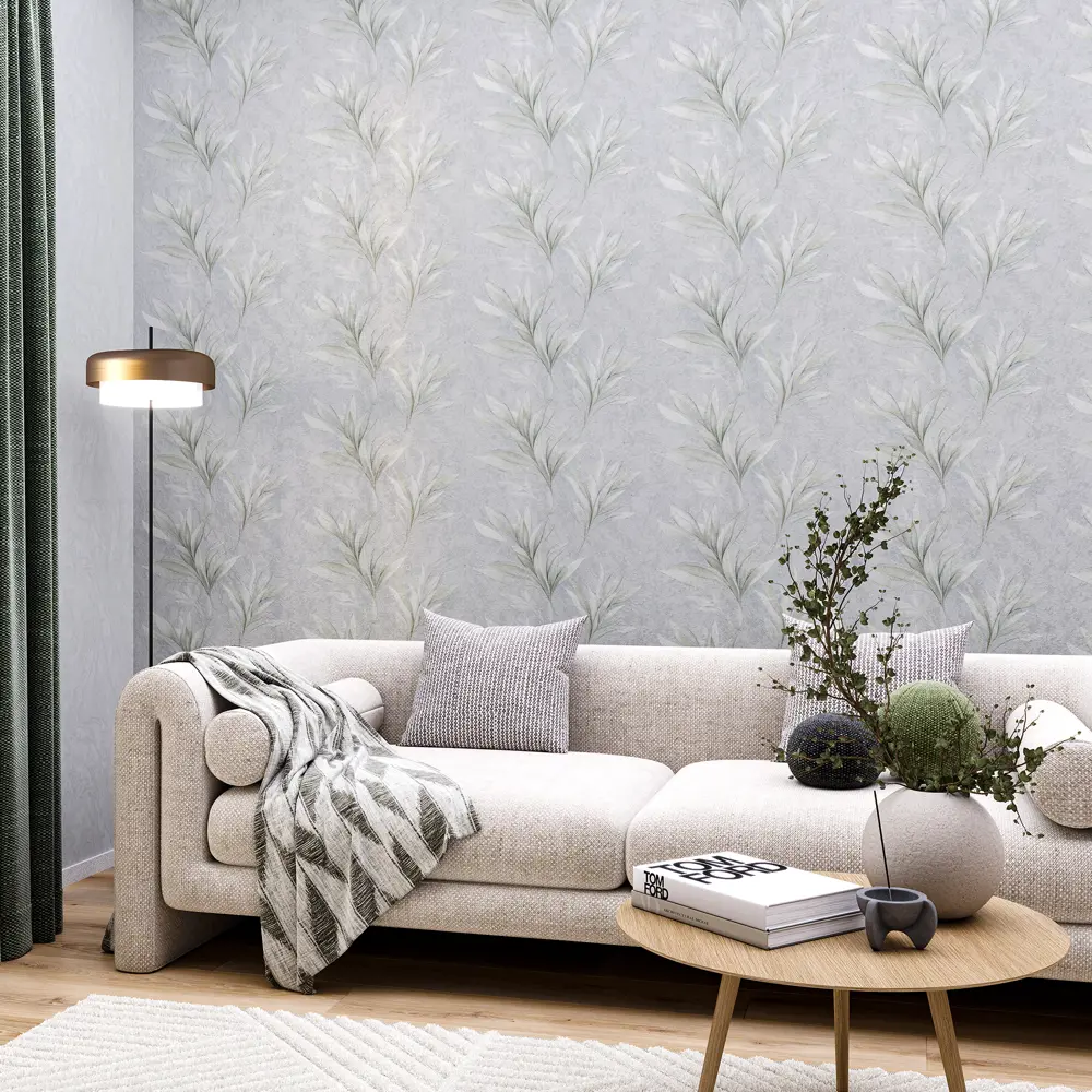 Обои флизелиновые Palitra Life Dora серые 1.06 м PL72619-44 STLM-2086010 - Вид №5