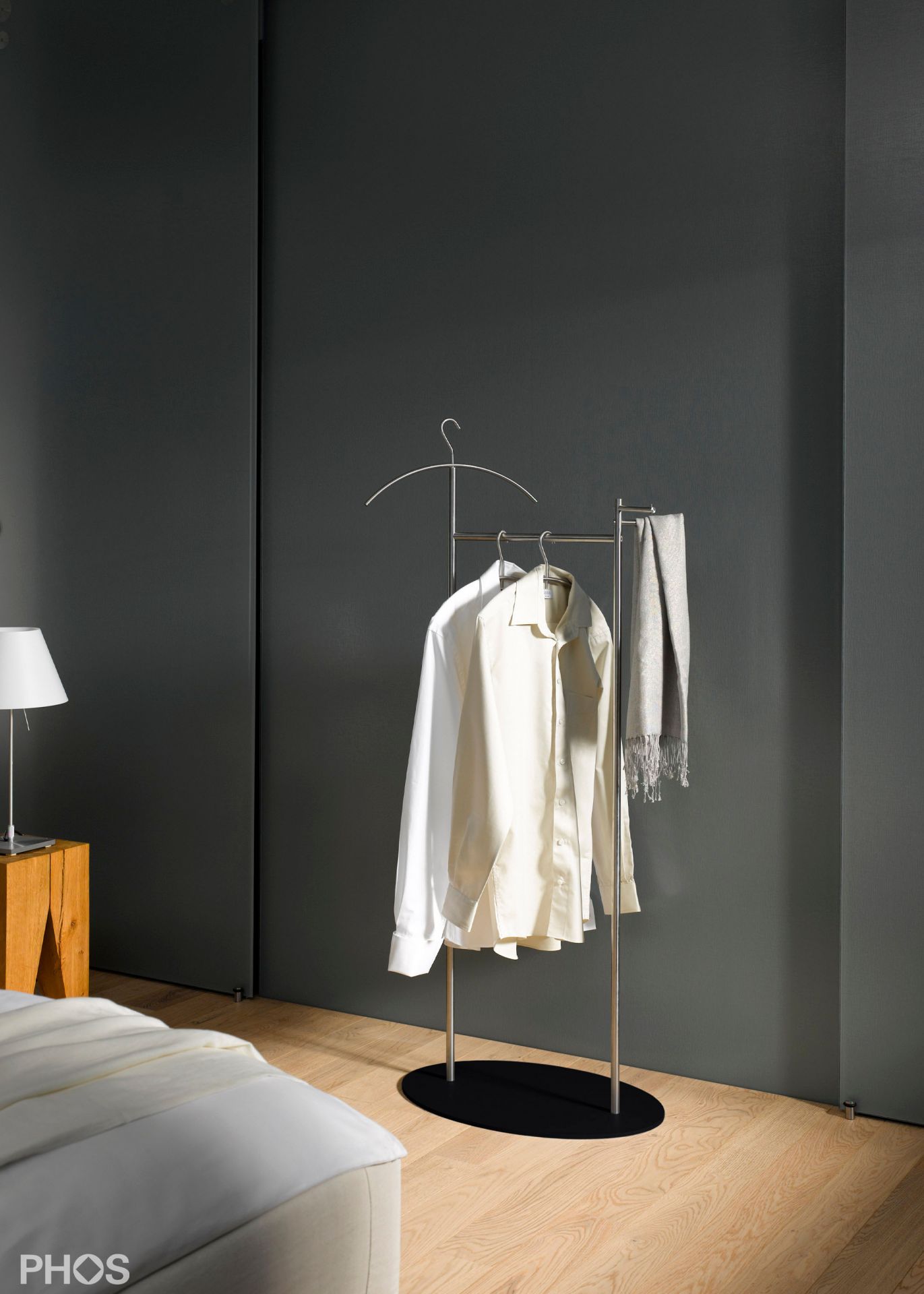 GSD-BPS Стойка Valet с овальной опорной плитой. цвет нижней пластины: черный PHOS  - Вид №1