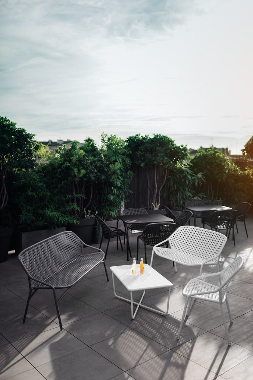 Fermob Штабелируемое садовое кресло из полиэтиленового волокна Croisette 1804 - Вид №2