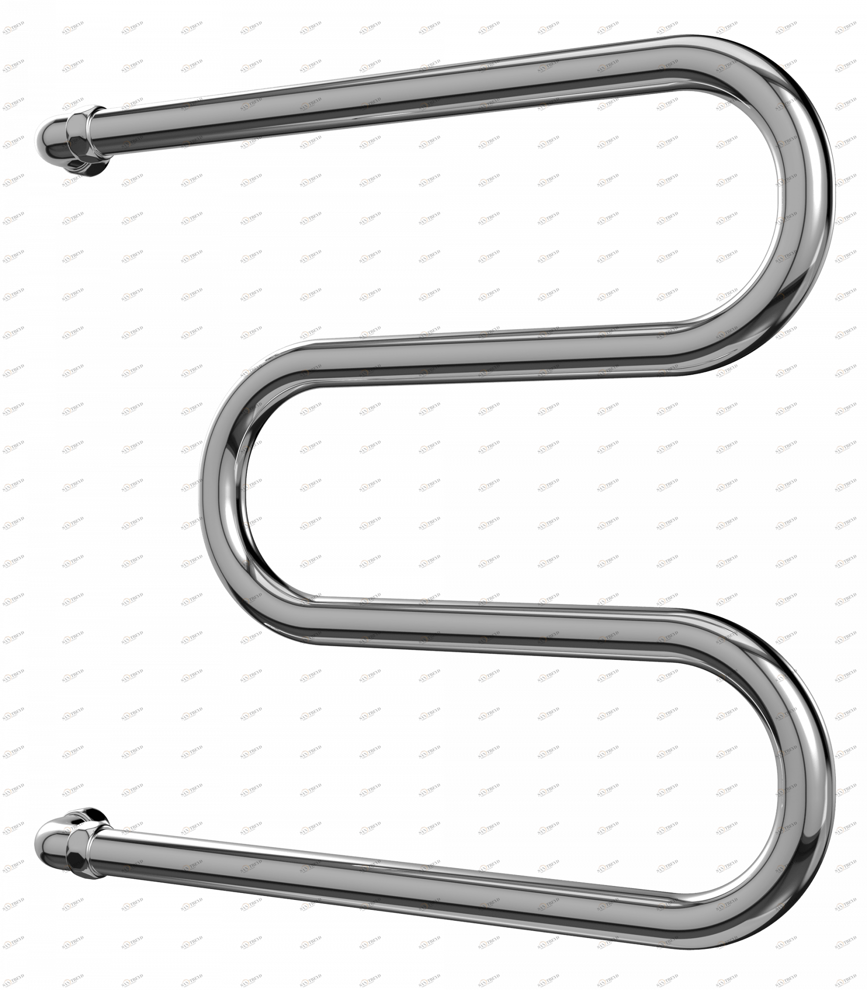 4620768881183 ЭКОНОМ М-обр AISI 32х2 600х400 Полотенцесушитель TERMINUS Нержавеющая сталь