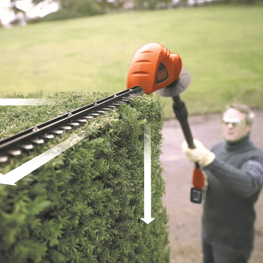 Высоторез аккумуляторный Black&Decker GTC1843L20-QW 18 В шина 43 см АКБ и ЗУ в комплекте BLACK + DECKER STLM-2138185 - Вид №4