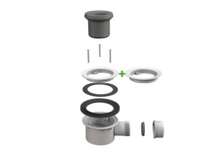 Слив для душа ABS без крышки