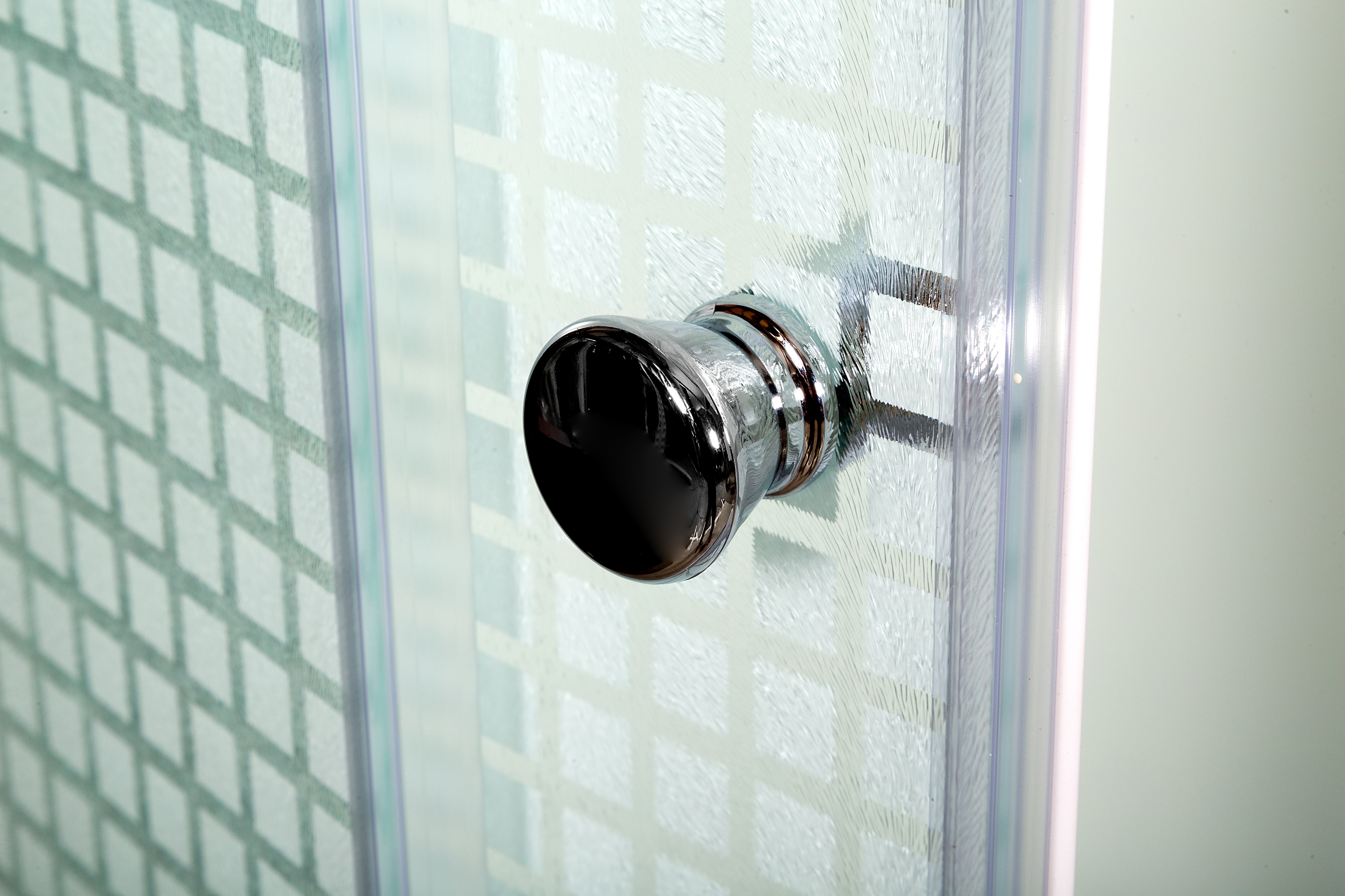 BМ1590 с гм. и эл. BLACK Душевая кабина DETO Серия ВМ L 980 с гм. и эл. - Вид №11