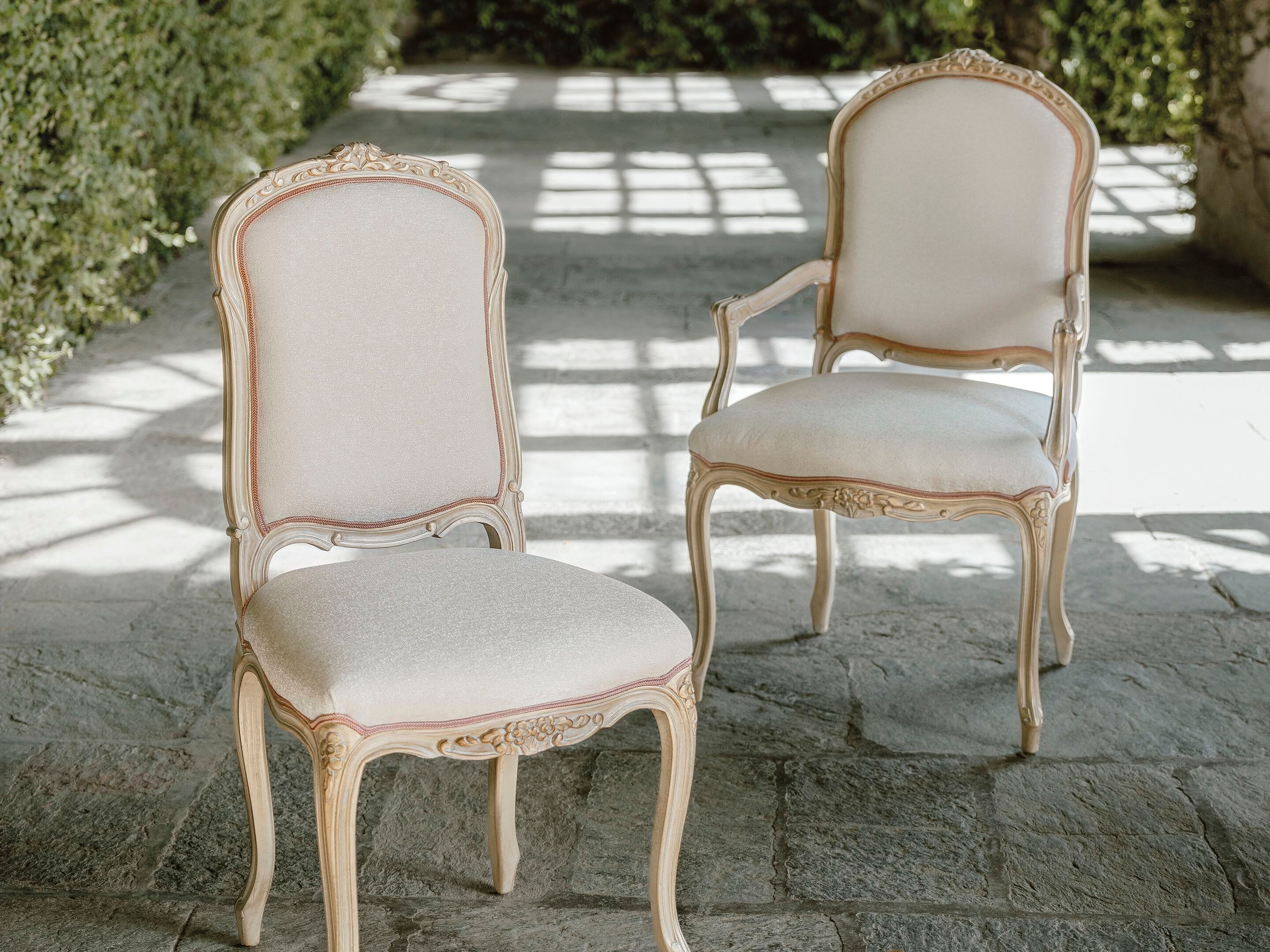 Деревянный мягкий стул с подлокотниками Bellotti Ezio Cromie ARCH-00013286 - Вид №1