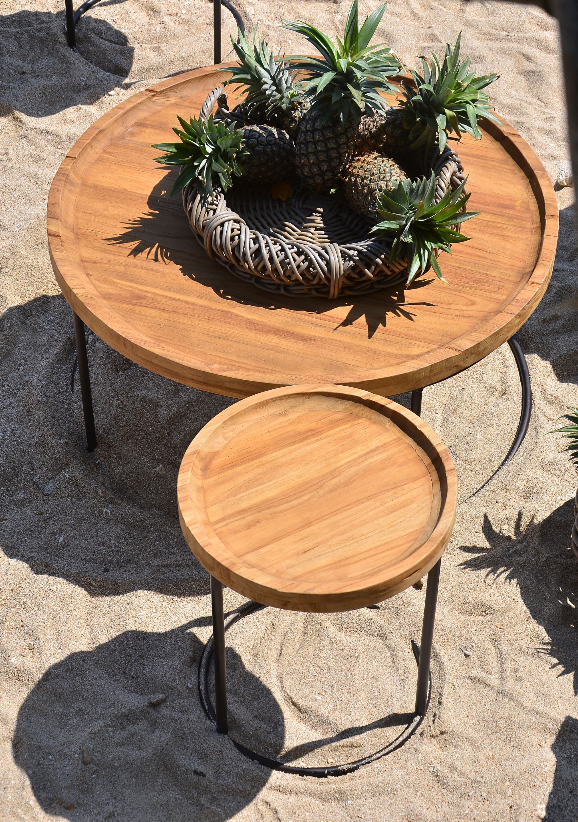 Круглый стол из тикового дерева cbdesign Island ARCH-00094412 - Вид №3