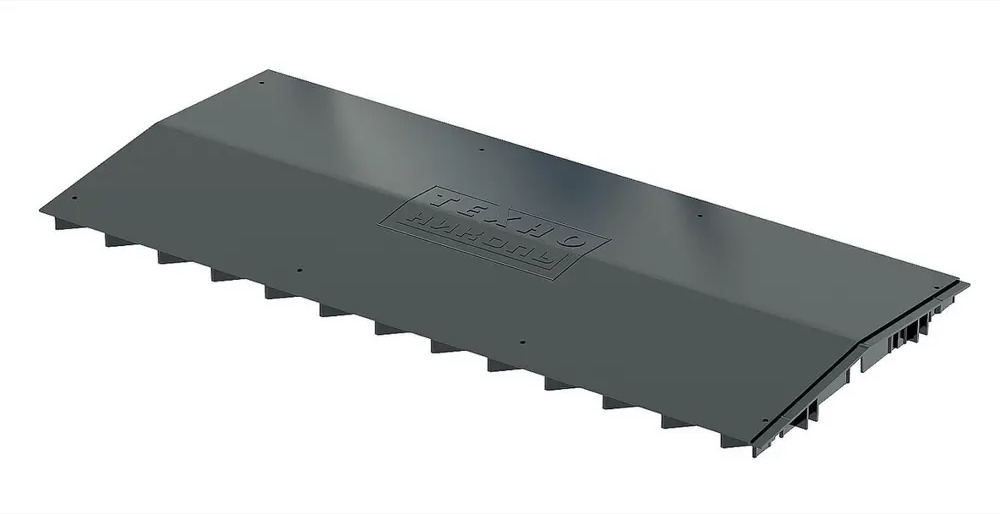 Коньковый аэратор ТЕХНОНИКОЛЬ для вентиляции кровли 680x280 мм 11823555