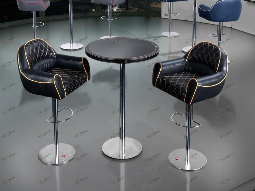 Tonino Lamborghini Casa Круглый высокий стол из углеродного волокна Imola sun-id-1491929