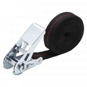 14396747 Ремень-карабин 25 мм 5 м, полипропилен, цвет чёрный