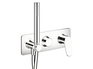 Однорычажный смеситель для душа / ванны с 3 отверстиями и ручным душем