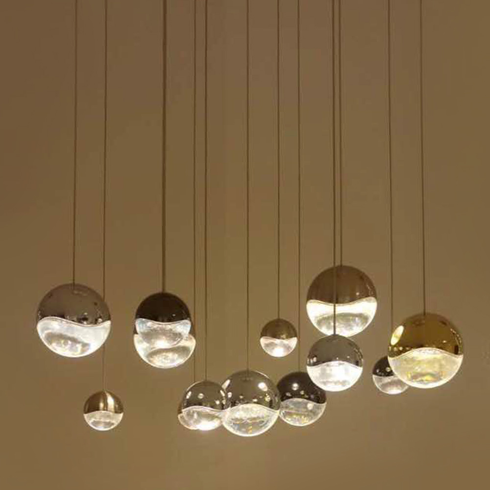 Подвесной светильник Globo 13A nickel от Delight Collection SD3301-13A nickel DELIGHT COLLECTION ДИЗАЙНЕРСКИЕ 243697 Прозрачный;никель  - Вид №1