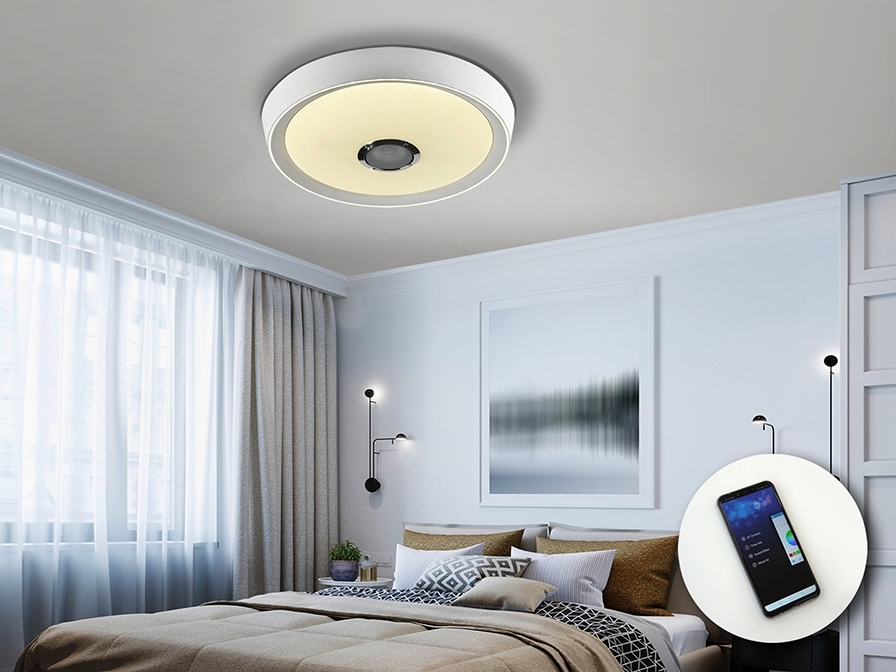 087335 Потолочный светильник белый Ø50 Schuller Jazz - Вид №3