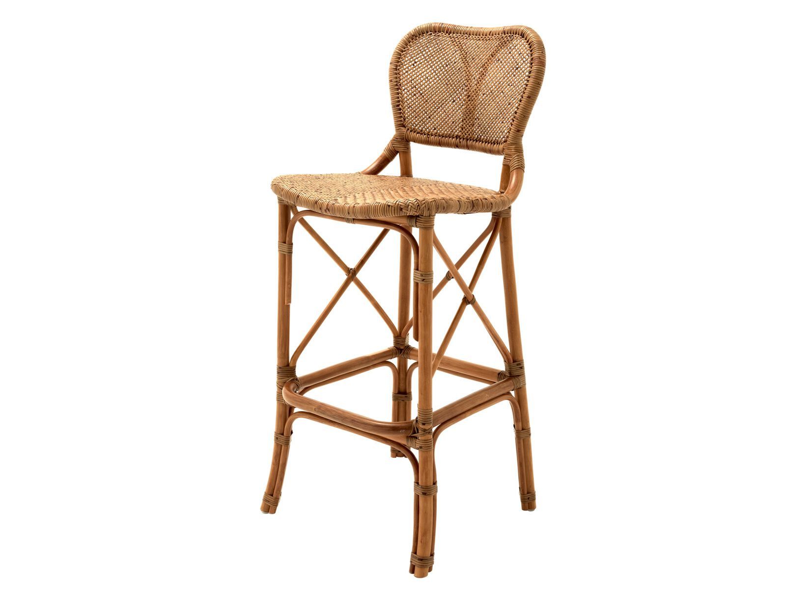 Высокий стул из ротанга со спинкой Eichholtz COLONY ARCH-00143429