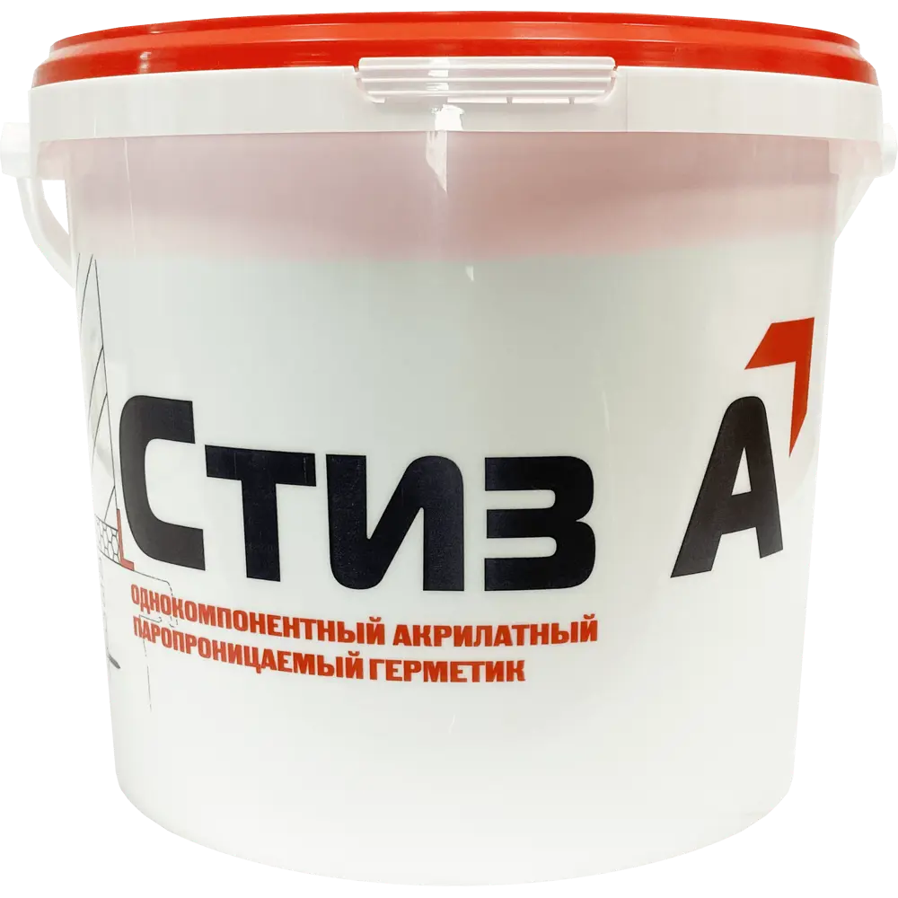 САЗИЛАСТ Стиз А - профессиональный акриловый герметик для оконных швов 7 кг 82250228 STLM-0023115