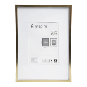 INSPIRE Glam Brass — элегантная фоторамка золотистого цвета 21×29.7 см 86487480