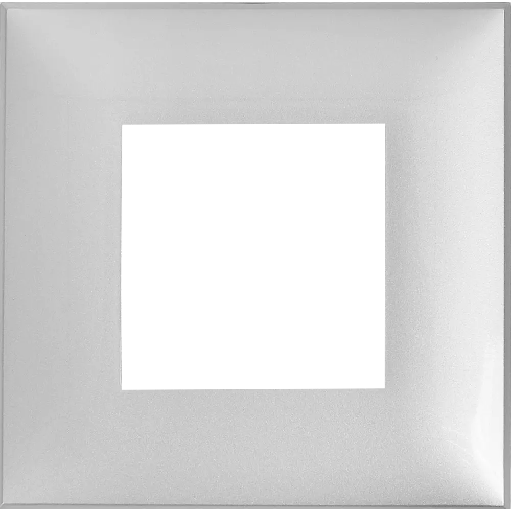 Рамка для розеток и выключателей DKC Avanti 1 пост цвет закаленная сталь STLM-2064473