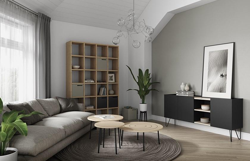 TemaHome Круглый журнальный столик из мдф Ply 9003.6287 - Вид №8