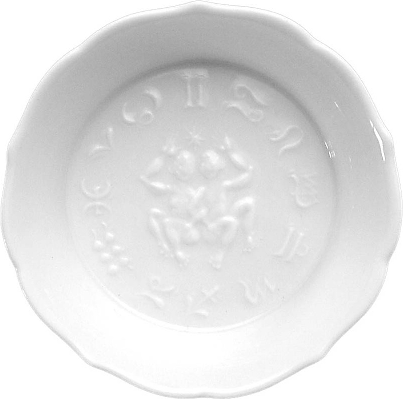 93210 Meissen Розетка 8см "Близнецы" (белая) Фарфор 