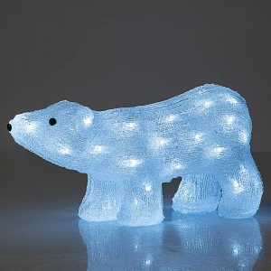 89367757 Светящаяся новогодняя фигура "Медвежонок" IP44 8 режимов 13x40x19см STLM-1482802