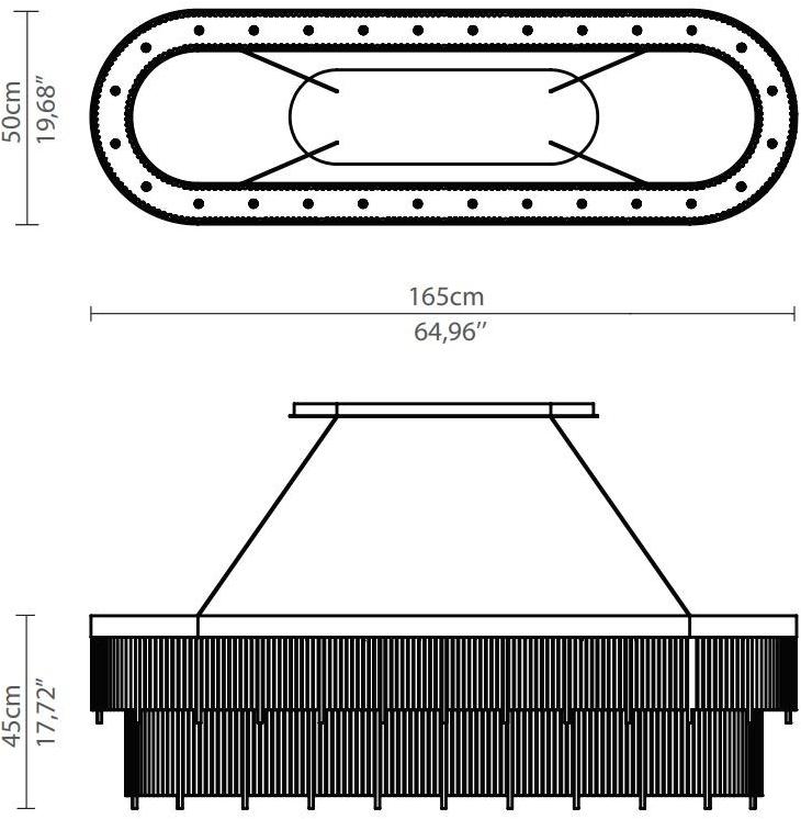 LUXXU Регулируемый хрустальный галогенный подвесной светильник Pharo sun-id-1465436 - Вид №2