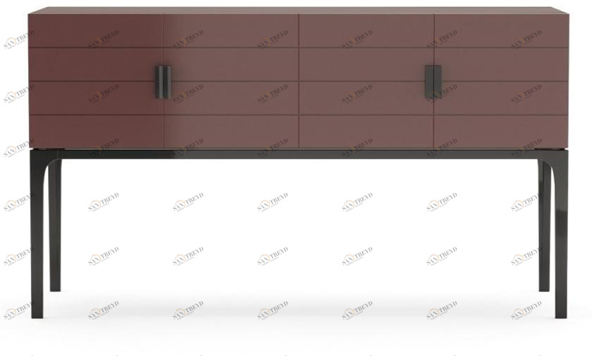 PRADDY Прямоугольная деревянная консоль с ящиками Pavanne Ml389