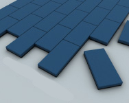 Резиновая брусчатка «кирпич» 20 EcoSpline sun-id-2068841