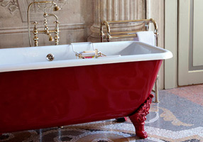 Gentry Home Bexley Cast iron bathtubs with feet Императорский белый GH102612  - Вид №1