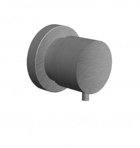 73525 Переключатель на 2 направления (1 вход - 2 выхода) из матовой нержавеющей стали 316. Bongio Time2020 Basic