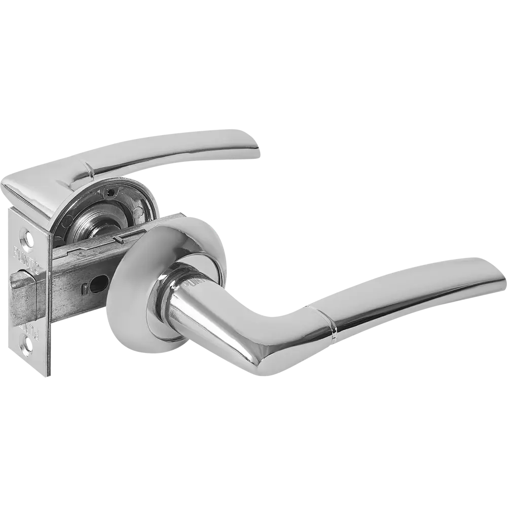 Дверные ручки Punto Ardea без запирания комплект цвет хром STLM-2151738