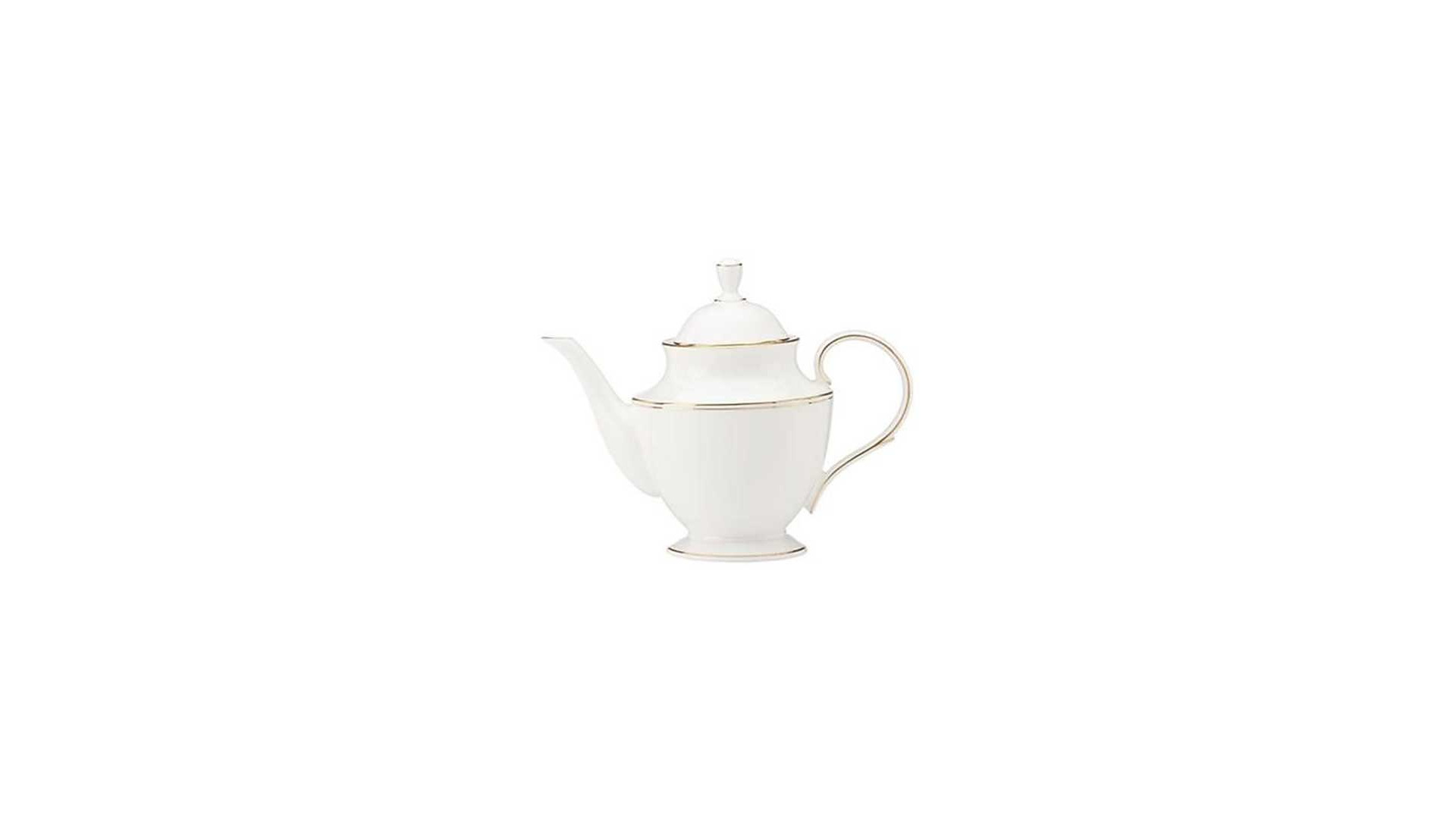 10667294 Lenox Сервиз чайный Lenox "Федеральный, золотой кант" на 6 персон 15 предметов Фарфор костяной  - Вид №1