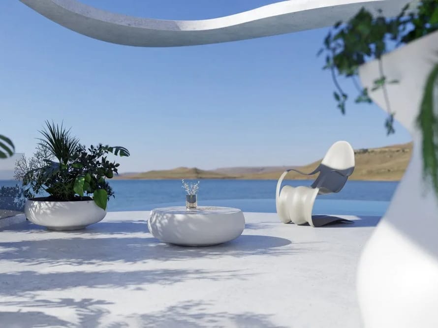 Стекловолокно садовое кресло GANSK FLEX ARCH-00001071 - Вид №3