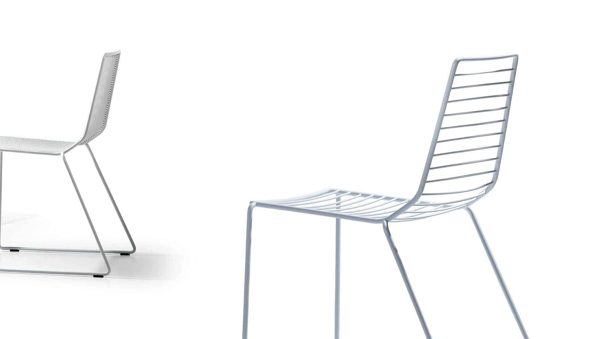 Стальной салазок штабелируемый садовый стул True Design Marina Out ARCH-00046447 - Вид №5