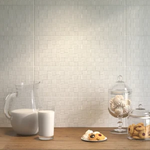 Плитка настенная Kerama Marazzi Сигма 20x60 см 1.2 м² матовая цвет белый мозаика 87653859 STLM-2177461