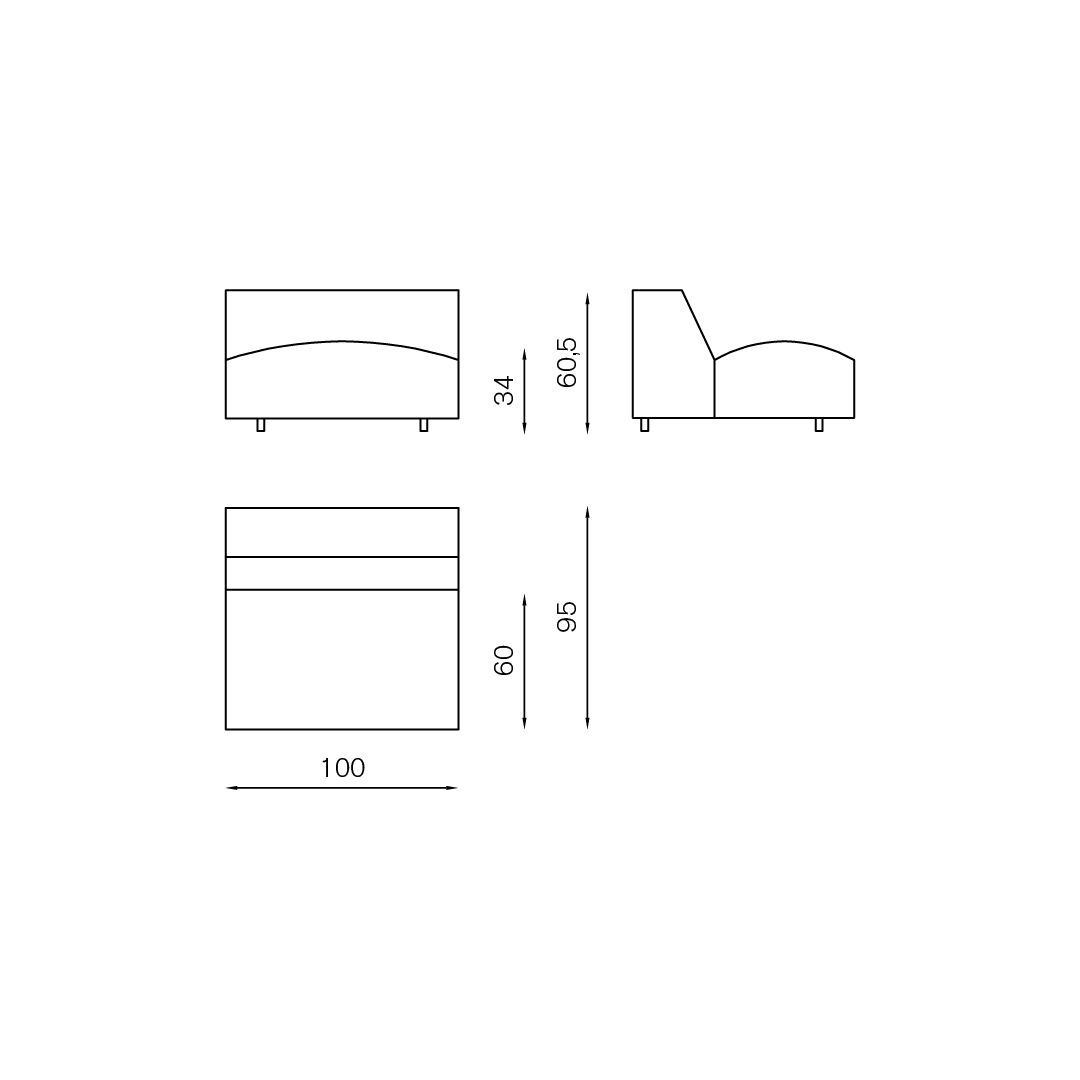 Модульный диван BALERI ITALIA MISS MATCH ARCH-00024070 - Вид №15