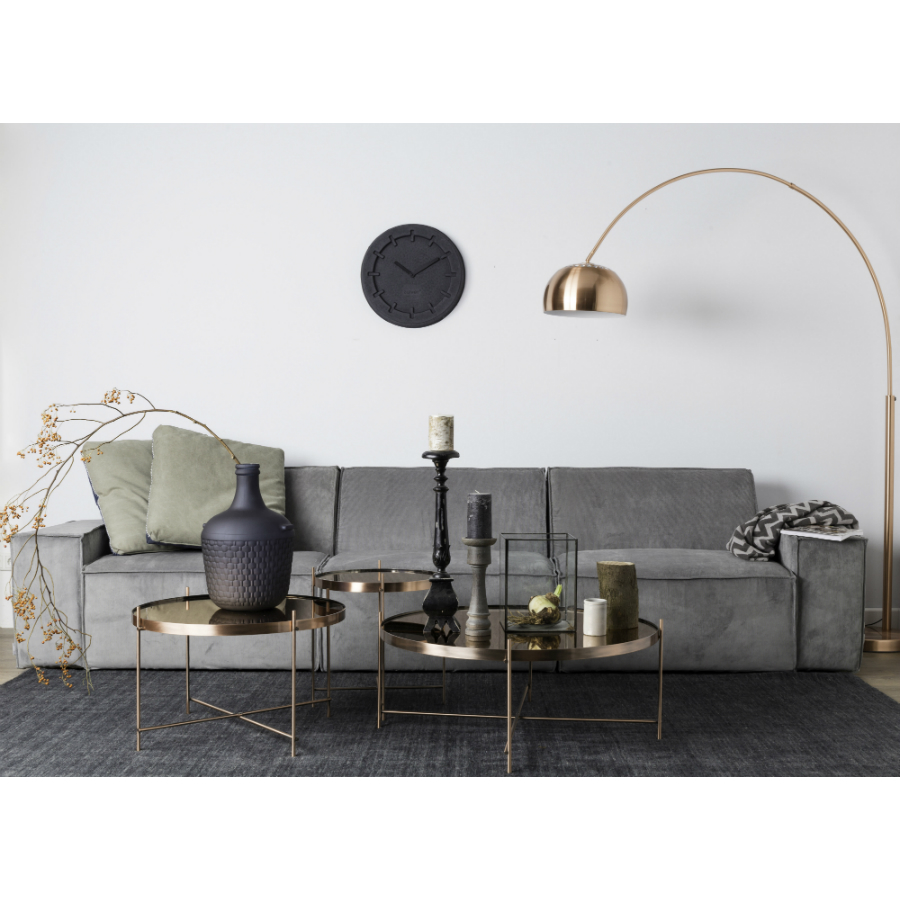 Пуф для дивана James, правосторонний, светло-серый Zuiver 3200154 - Вид №1