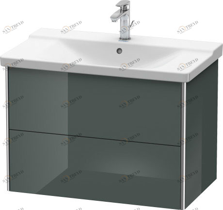 XS418103838 Тумбочка подвесная XSquare #XS4181 810 x 473 мм Доломитово-серый глянцевый лак Duravit
