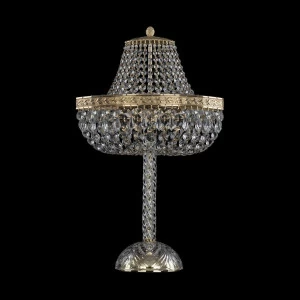 Лампа настольная хрустальная 58х35 см золотая Bohemia Ivele 19013L4/H/35IV G BOHEMIA IVELE КЛАССИЧЕСКИЕ 00-3889213 Золото;прозрачный