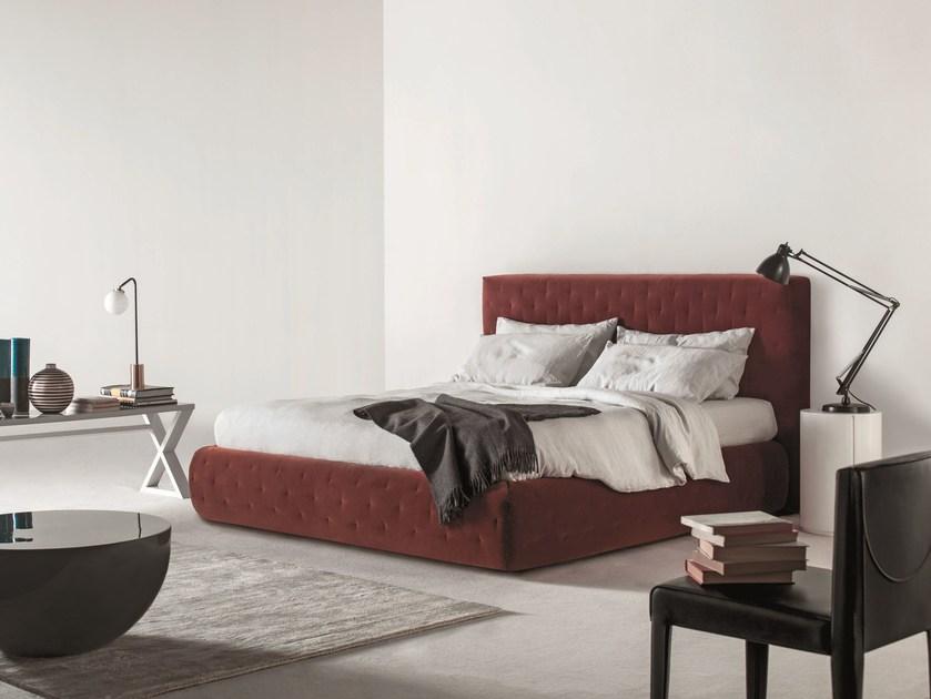 Meridiani Двуспальная кровать со съемным чехлом из ткани Edition tuyo sun-id-1377611 - Вид №4